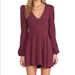 Lovers + Friends | Shimmy Long Sleeve Skater Dress